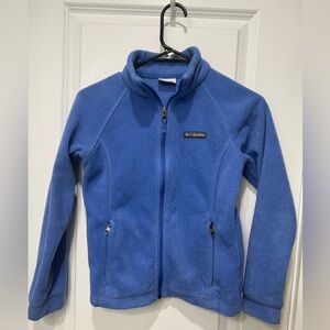 Columbia Blue Fleece Jacket- girls, size medium
